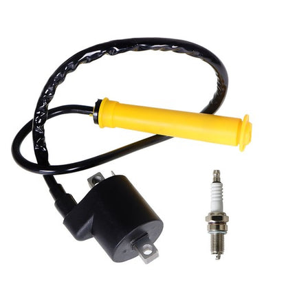Solid Spare Ignition Coil & Spark Plug For Honda Foreman 500 TRX500 FE FM FPM FPE 2005-2011