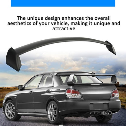 Solid Spare For 02-07 Subaru Impreza WRX New Black STI Style Rear Window Roof Spoiler Wing