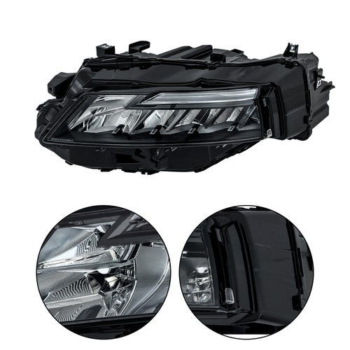 Solid Spare Headlamp Headlight Assembly For Nissan Rogue S 2021-23 Left/Driver Side Full LED
