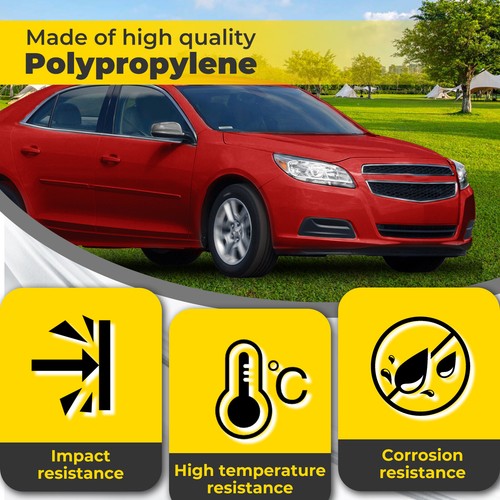 Solid Spare FOG LIGHT COVER BEZEL LEFT & RIGHT SIDE BLACK FIT FOR CHEVROLET MALIBU 2013-2016