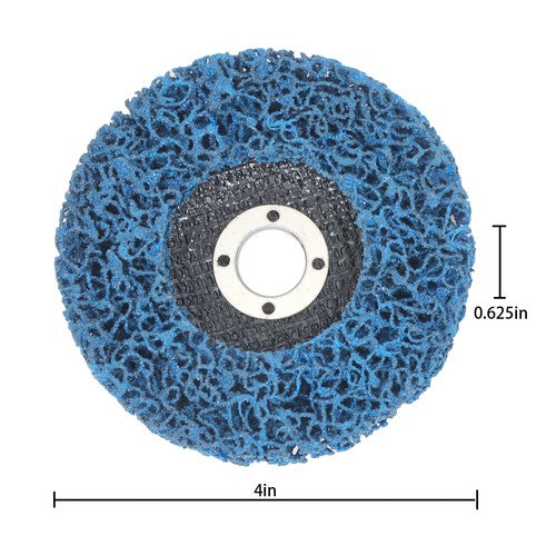 Solid Spare 10 Pack of 4' x 5/8' (5 pieces each in purple and blue) Diamond Discs