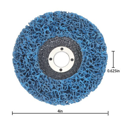 Solid Spare 10 Pack of 4' x 5/8' (5 pieces each in purple and blue) Diamond Discs