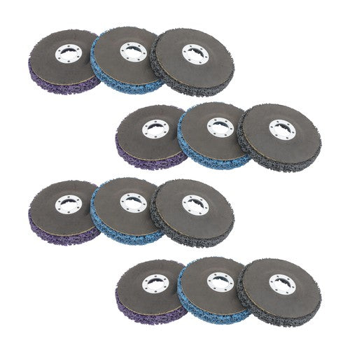 Solid Spare Diamond Grinding Discs 4 pieces each in blue, purple 12 Packs of 4-1/2' x 7/8'