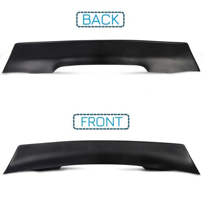 Solid Spare NEW Matte Black Duckbill Style Rear Trunk Lip Wing Spoiler FOR 90-97 Mazda Miata