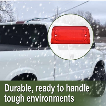Solid Spare High 3rd Brake Light Lens Red Fit For 94-04 Chevy S10 GMC Sonoma Reg Or Crew Cab