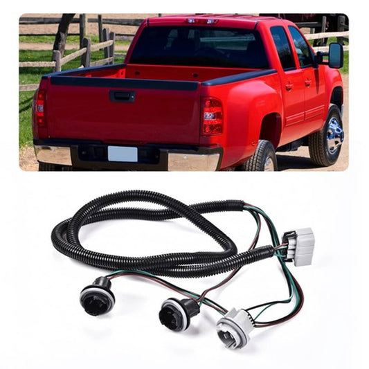 Solid Spare New Fit For Chevy Silverado Pickup Truck Tail Light Lamp Wiring Harness LH Left