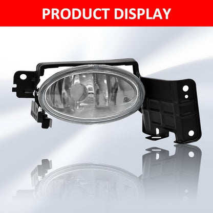 Fit Honda Accord Crosstour 3.5L 2010-2012 Front Bumper Fog Lights Lamp W/Bezel