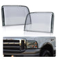 Solid Spare Fit For 05-07 Ford F250 F350 Super Duty Smoke Headlight Replacement Lens