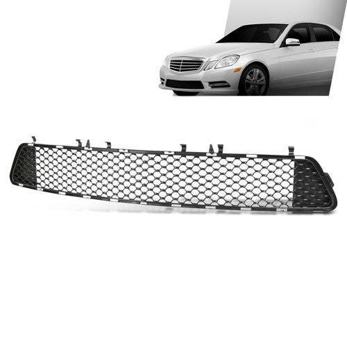 Solid Spare Fit For 10-13 Mercedes-Benz E300/E350/E550 Front Bumper Lower Honeycomb Grille