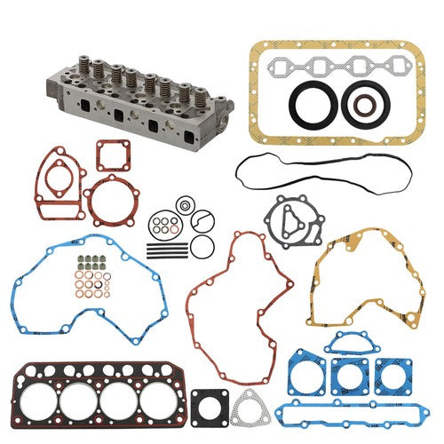 Solid Spare New Complete Cylinder Head Assy & Full Gasket Kit For Mitsubishi S4L S4L2 Engine