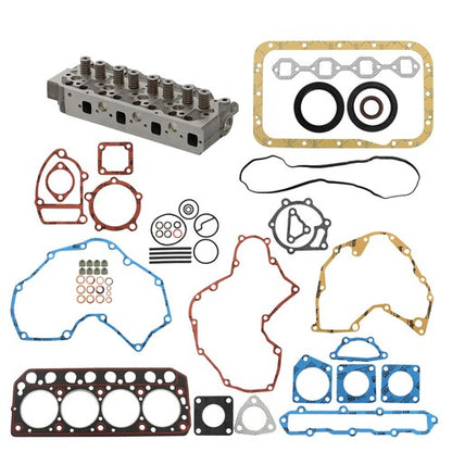 Solid Spare New Complete Cylinder Head Assy & Full Gasket Kit For Mitsubishi S4L S4L2 Engine