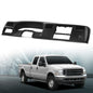 Solid Spare Fit For 1999-2004 Ford F-250 F-350 Dash Cluster Radio Bezel Trim Panel Black