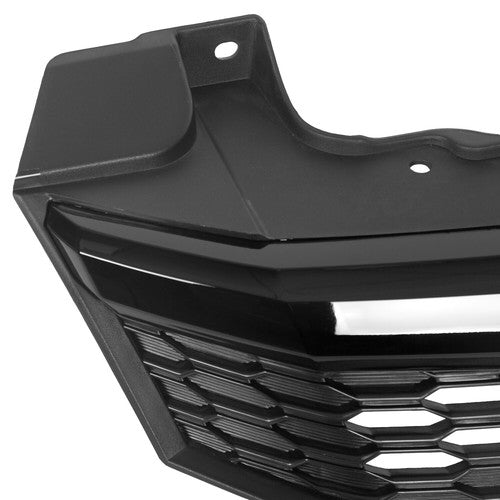 Solid Spare Fit Honda Civic 2012 4DR Sedan Front Upper Grille Honeycomb JDM Painted Black