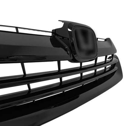 For 2017 2018 2019 Honda CRV CR-V Front Bumper Gloss Black Mesh Grille Grill