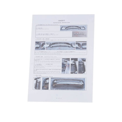 Solid Spare For Dodge RAM 2500 3500 2010-2018 Split-type Front Bumper W/o Sensor Hole Chrome