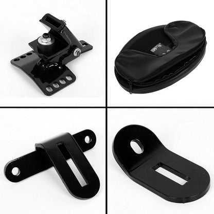 Solid Spare Plug In Driver Rider Backrest Pad Fit For Harley Street Electra Glide 1997-2024