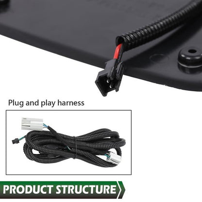 Solid Spare Fit For 99-2002 GM Trucks & SUV's Center Console Wireless Phone Charging Pad Kit