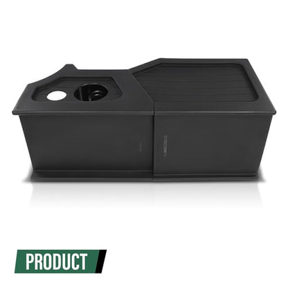 Solid Spare 12" Center Console Subwoofer Box Fit For 2007-2013 Chevy Silverado GMC Sierra
