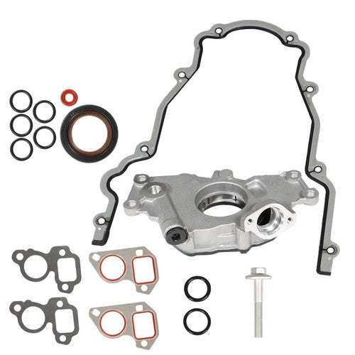 Solid Spare High Volume Oil Pump Change Kit With Gaskets RTV For GM LS 5.3L 6.0L