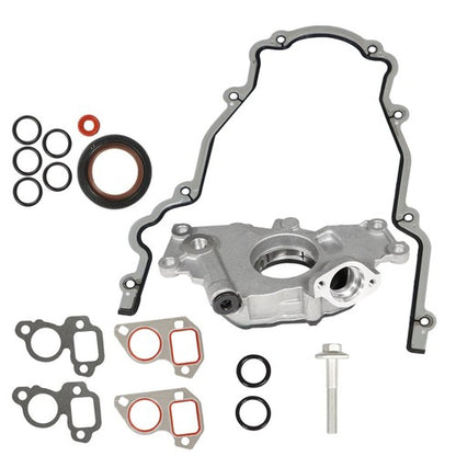 Solid Spare High Volume Oil Pump Change Kit With Gaskets RTV For GM LS 5.3L 6.0L