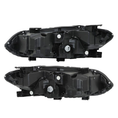 Solid Spare LH & RH Headlights For Honda Civic Sport Touring 2022-2023 LED Type Clear Lens