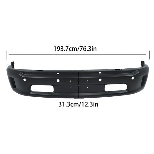 Solid Spare W/ Fog Light Holes Front Bumper For RAM 1500 2013-18 / Ram 1500 Classic 2019-23