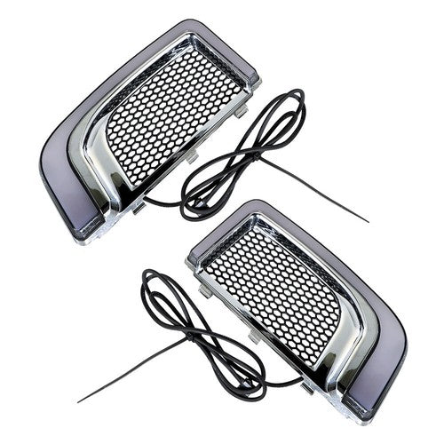 Solid Spare Fairing Lower Grill LED Turn Signal Running Light For Electra Glide 2014-2020