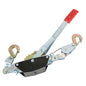 Solid Spare 2 Ton Dual Gear Power Puller Ratcheting Gear Pulley System New