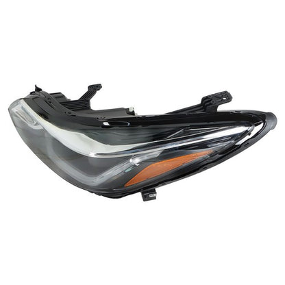Solid Spare Front Headlight Assembly For Chevy Cruze 2016-18 LH Single Clear Lens w/ LED DRL