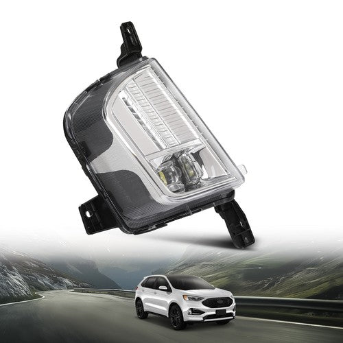 Solid Spare LED DRL Front Fog Light Driving Lamp Right Side Fit For 2019-2024 Ford Edge