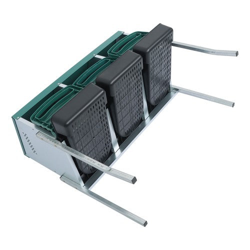 Solid Spare For Chicken Nest Box Green Chicken Nesting Box With Metal Legs Roll Away 3 Holes