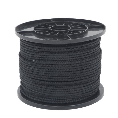 Solid Spare 3/16 Inch 500-Feet Hollow Braid Polypropylene Rope, Tensile Strength-750 Pounds