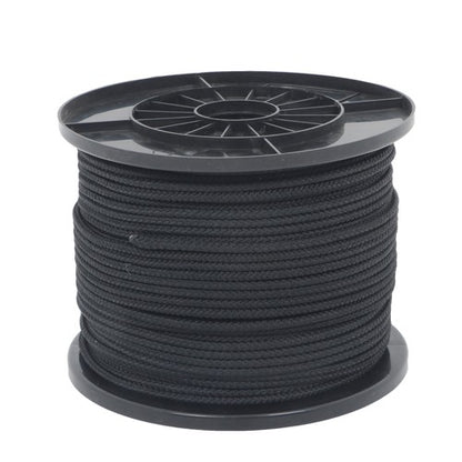 Solid Spare 3/16 Inch 500-Feet Hollow Braid Polypropylene Rope, Tensile Strength-750 Pounds
