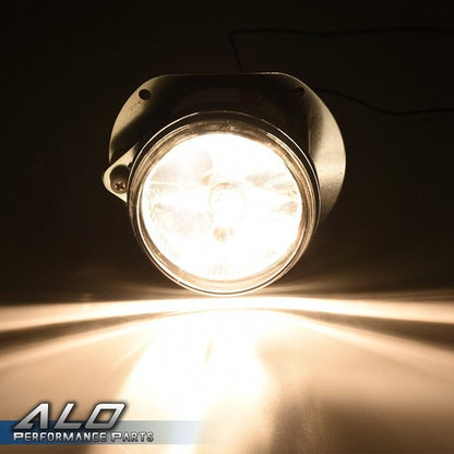 Solid Spare 2Pcs Front Bumper Fog Lights W/ Bulbs Fit For 2008-2010 Benz C300 C63 AMG C350
