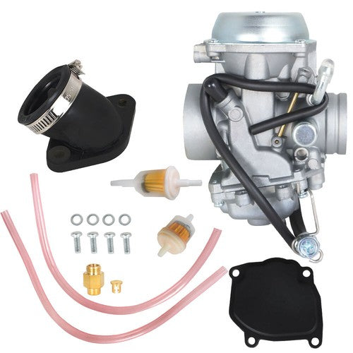 Solid Spare Carburetor & Intake Manifold Boot Fit For Suzuki Quadrunner 250 LTF250F 4x4 1999