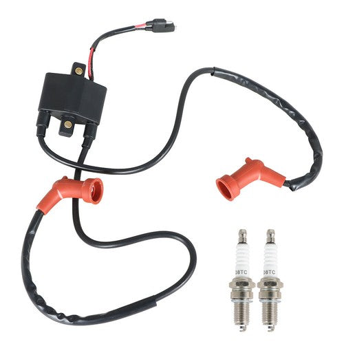 Solid Spare For Polaris Sportsman 600 700 Sportsman MV7 Ignition Coil Spark Plug & Cap
