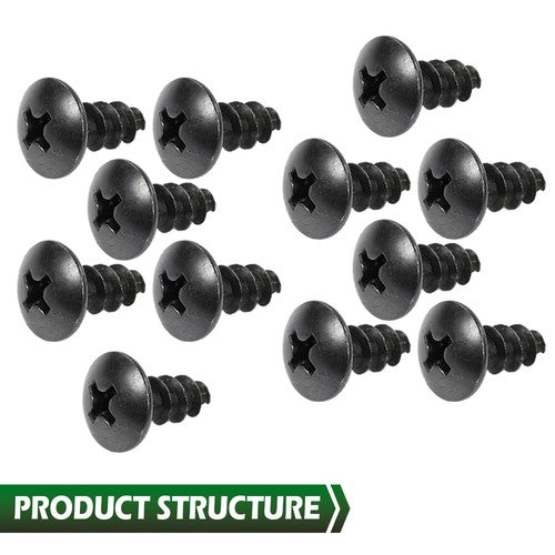 Solid Spare Fit For 1962-1972 GM Nova Impala 1" Tall Rocker Molding Clips & Screw 12Pcs