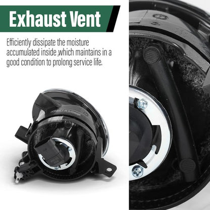 Solid Spare Fit For Volkswagen Golf Jetta Eos Beetle Front Bumper Fog Lights Driving Lamps