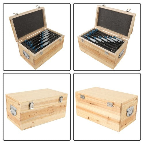 Solid Spare 0-6" Precision Outside Micrometer Set 0.0001" Carbide Standards 6 PC Set