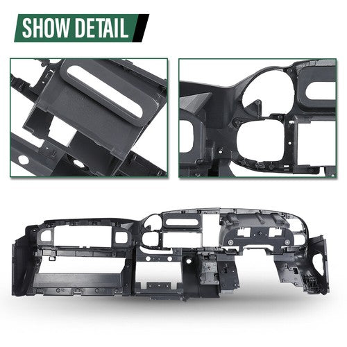 Solid Spare Fit For 1998-2001 Dodge Ram Dashboard Inner Dash Core Frame Mount Assembly Gray