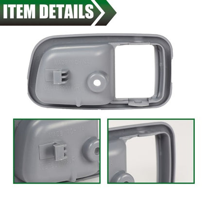 Solid Spare Front Left & Right Inner Door Handle Trim Blue Fit For 00-06 Toyota Tundra