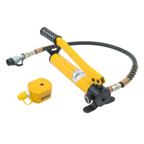 Solid Spare 20T Low Profile Hydraulic Jack Porta Power Kit CP-180 Manual Hydraulic Hand Pump