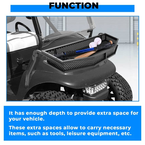Solid Spare Front Clay Basket Storage Rack For Club Car Precedent Golf Cart 2004+