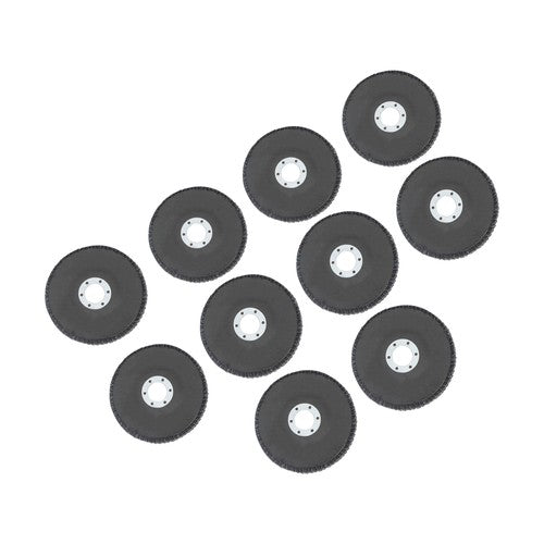 Solid Spare 10 pcs 4-1/2" Flap Sanding Disc 40 Grit 4.5 Grinding Wheels for Angle Grinder