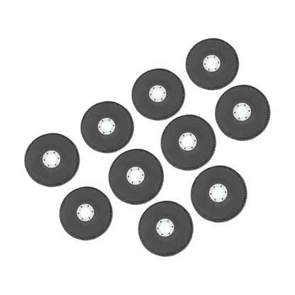 Solid Spare 10 pcs 4-1/2" Flap Sanding Disc 40 Grit 4.5 Grinding Wheels for Angle Grinder