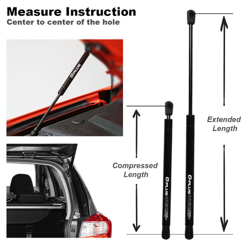 Solid Spare Fit For Avalon Camry 2012-2016 Front Hood Lift Support Shocks Gas Springs Silver