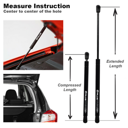 Solid Spare Fit For Avalon Camry 2012-2016 Front Hood Lift Support Shocks Gas Springs Silver