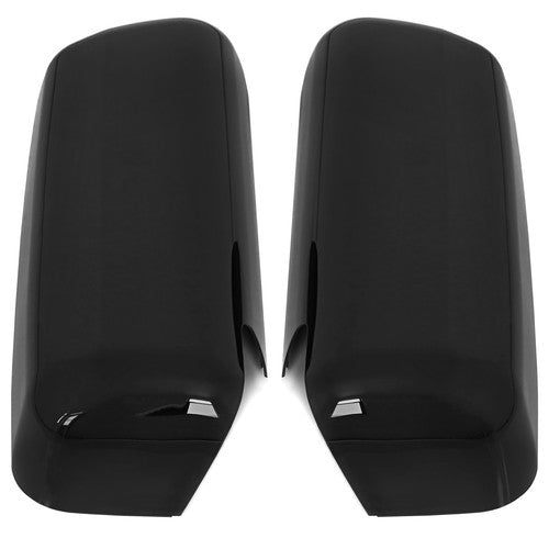 Solid Spare For Peterbilt 579 Black Driver & Passenger Side Replacement Door Mirror Covers