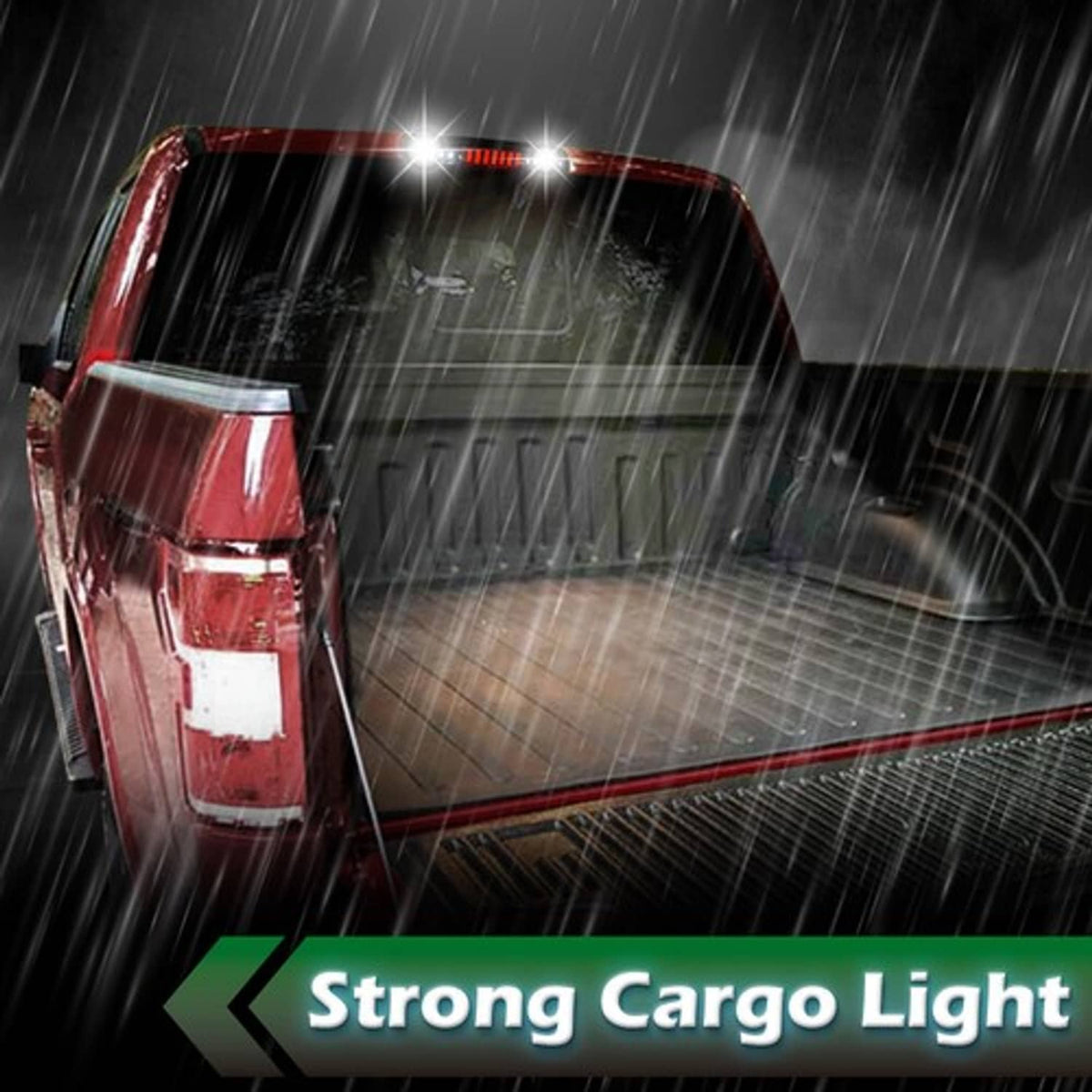 Solid Spare Fit For 1999-2007 Silverado Sierra LED 3rd Brake Tail Light Cargo Lamp Smoke