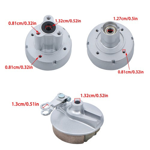 Solid Spare For Honda Monkey Z50 Z50R Z50J Skyteam Z50 Drum Brake Hub Cover Panel